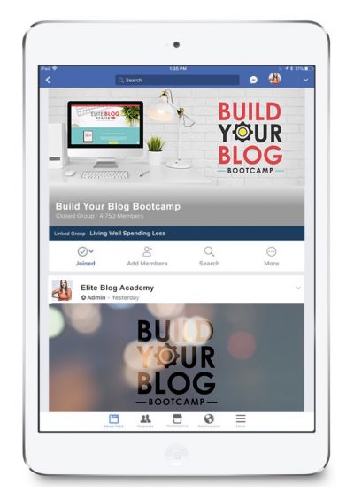 build your blog bootcamp mobile